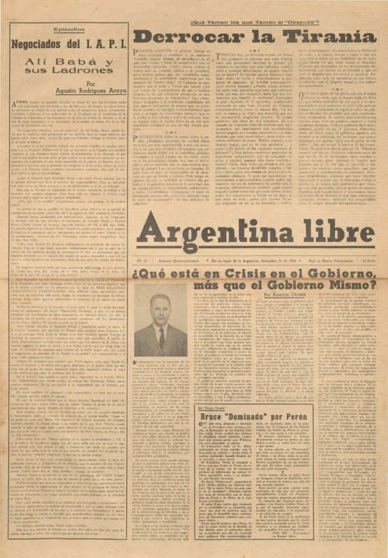 Argentina Libre 2da. ép. nº 11