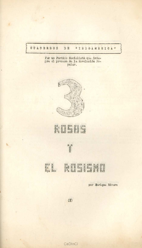 Cuadernos de Indoamérica nº 3
