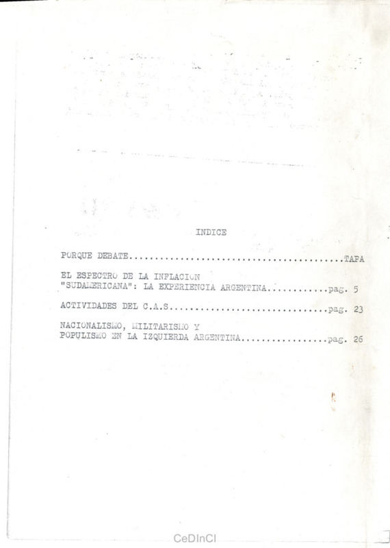 Debate nº 1