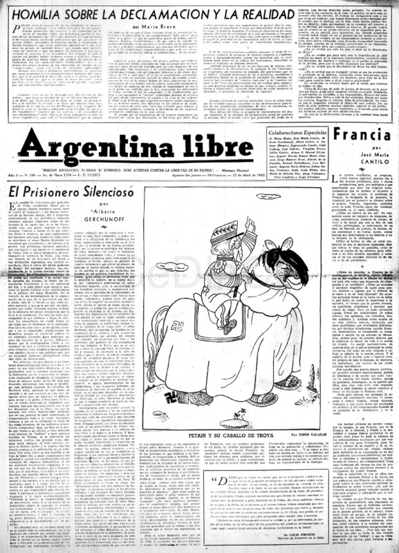 Argentina Libre nº 109