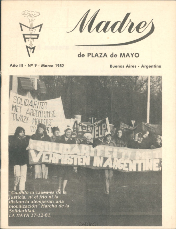 Boletín de las Madres de Plaza de Mayo nº 9