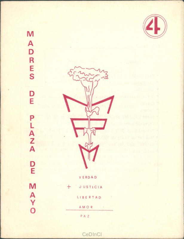 Boletín de las Madres de Plaza de Mayo nº 4
