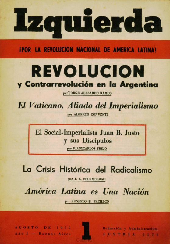 Izquierda. Crítica y acción socialista nº 1