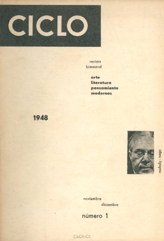 Ciclo. Arte, literatura, pensamiento modernos nº 1