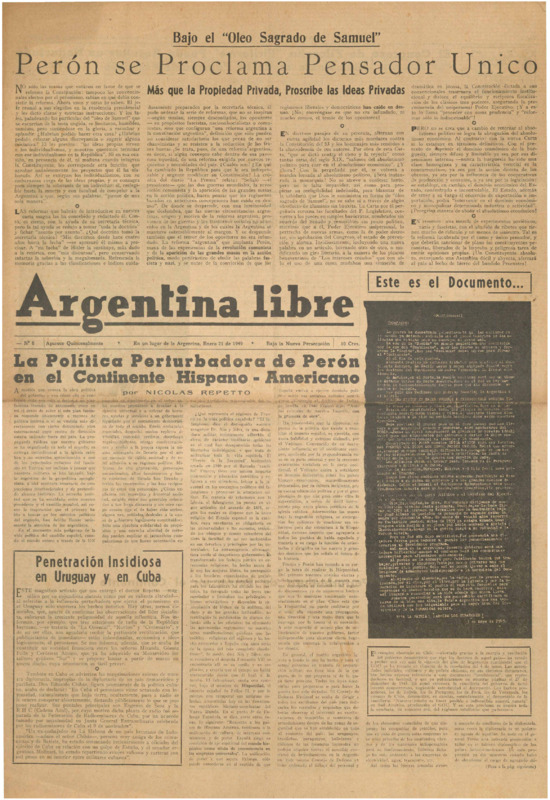 Argentina Libre 2da. ép. nº 6