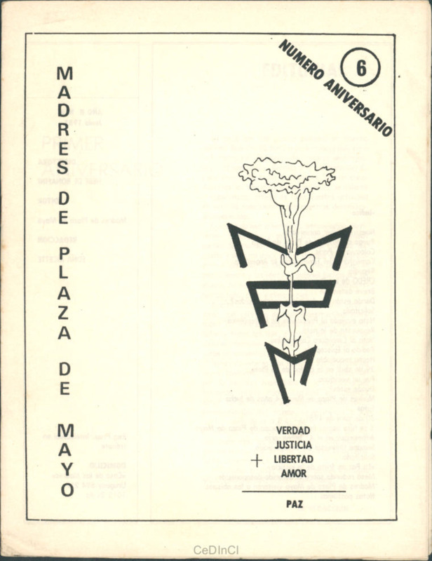 Boletín de las Madres de Plaza de Mayo nº 6