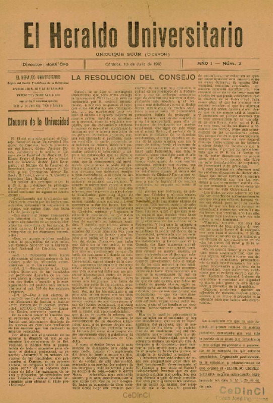 El Heraldo Universitario nº 2